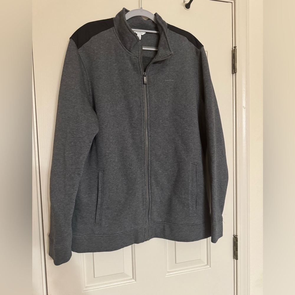 Calvin Klein Charcoal Zip-Up Jacket